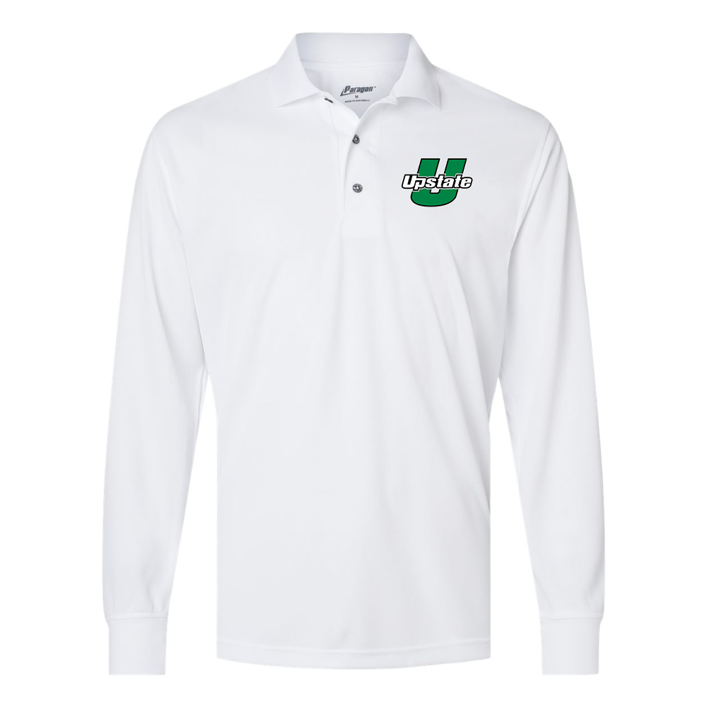 Men's USC Upstate Spartans Paragon Prescott Long Sleeve Polo
